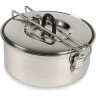 Кастрюля из нержавеющей стали TATONKA SHERPA POT 0.6 L с крышкой 4111